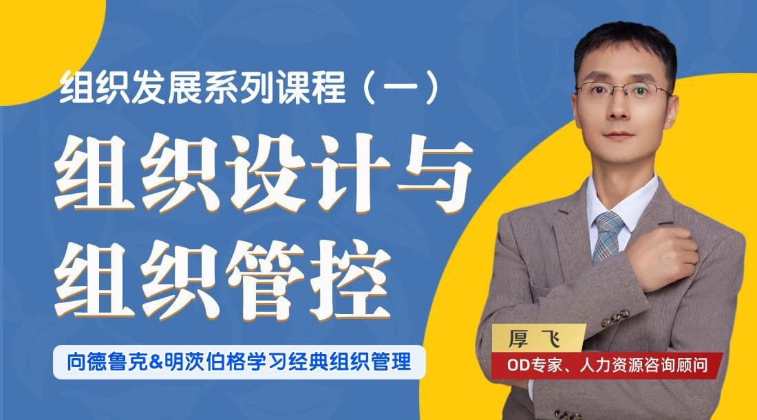 组织发展系列课程：组织设计与组织管控